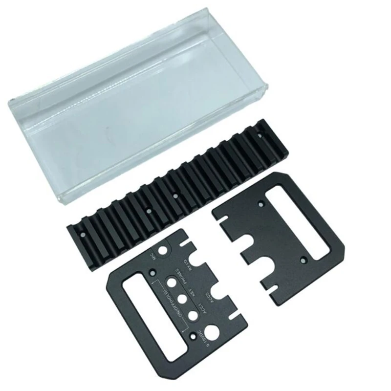 

Metal Elecraft KX3 Portable Shortwave Radio Special Shield Kit External Radiator Left/right Side Panel with Handle