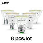 8 шт. MR16 Светодиодная лампа GU10 ампула светодиодсветодиодный E27 точесветильник лампа E14 лампочка-кукуруза 220 В gu5.3 светодиодный ная 2835 энергосберегасветильник лампа для дома 5 Вт 7 Вт 9 Вт