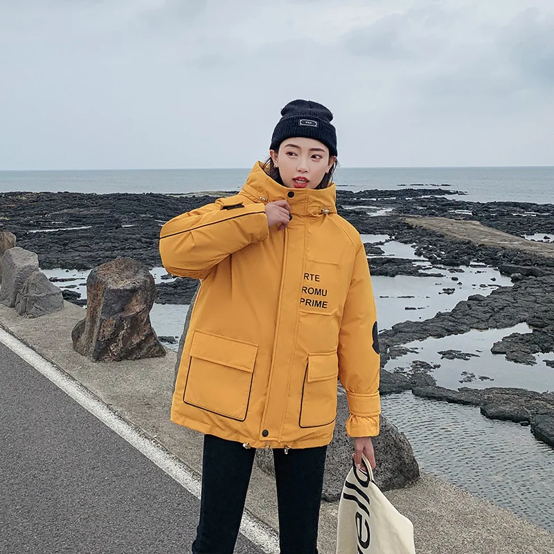 Зимнее пальто для беременных 2019 модное короткое пуховое с капюшоном женщин