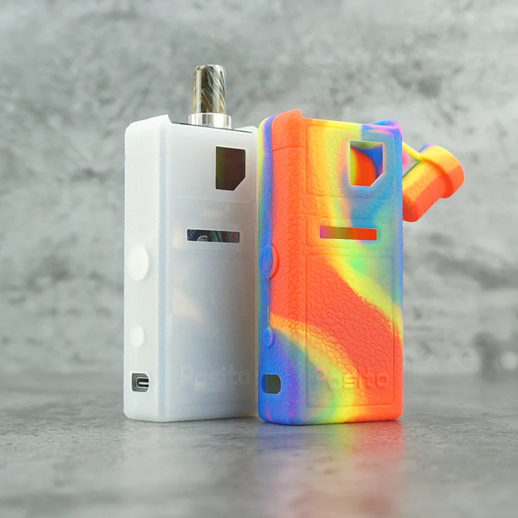 2 шт. силиконовый чехол для Smoant Pasito pod kit защитный с текстурой кожи и резиновыми