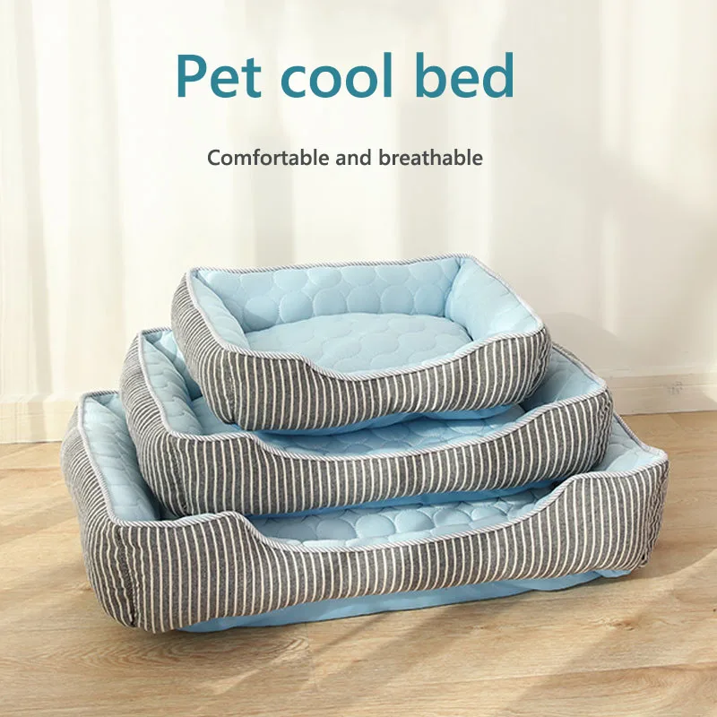 

Dog Mat Cooling Summer Pad Mat For Dogs Cat Blanket Sofa Breathable Pet Dog Bed Summer Washable For Small Medium Large Dogs Car