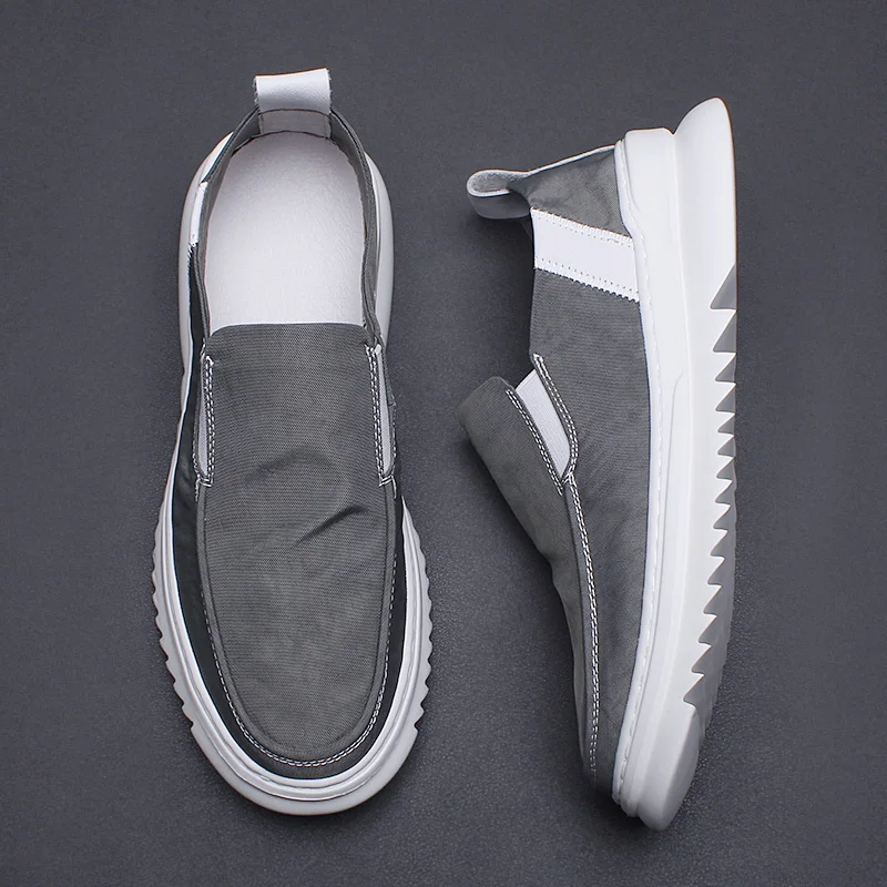 2021 summer new men's board shoes fashion cloth shoes breathable casual shoes light soft soled canvas shoes