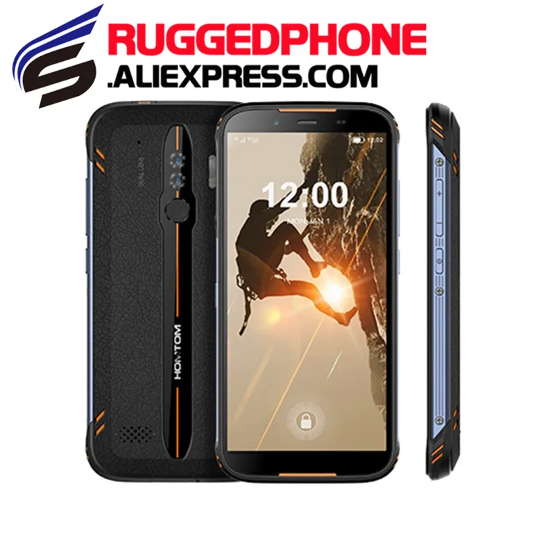 Оригинальный HOMTOM HT80 IP68 водонепроницаемый смартфон 4G LTE Android 9 0 5 &quot18:9 HD + MT6737 NFC