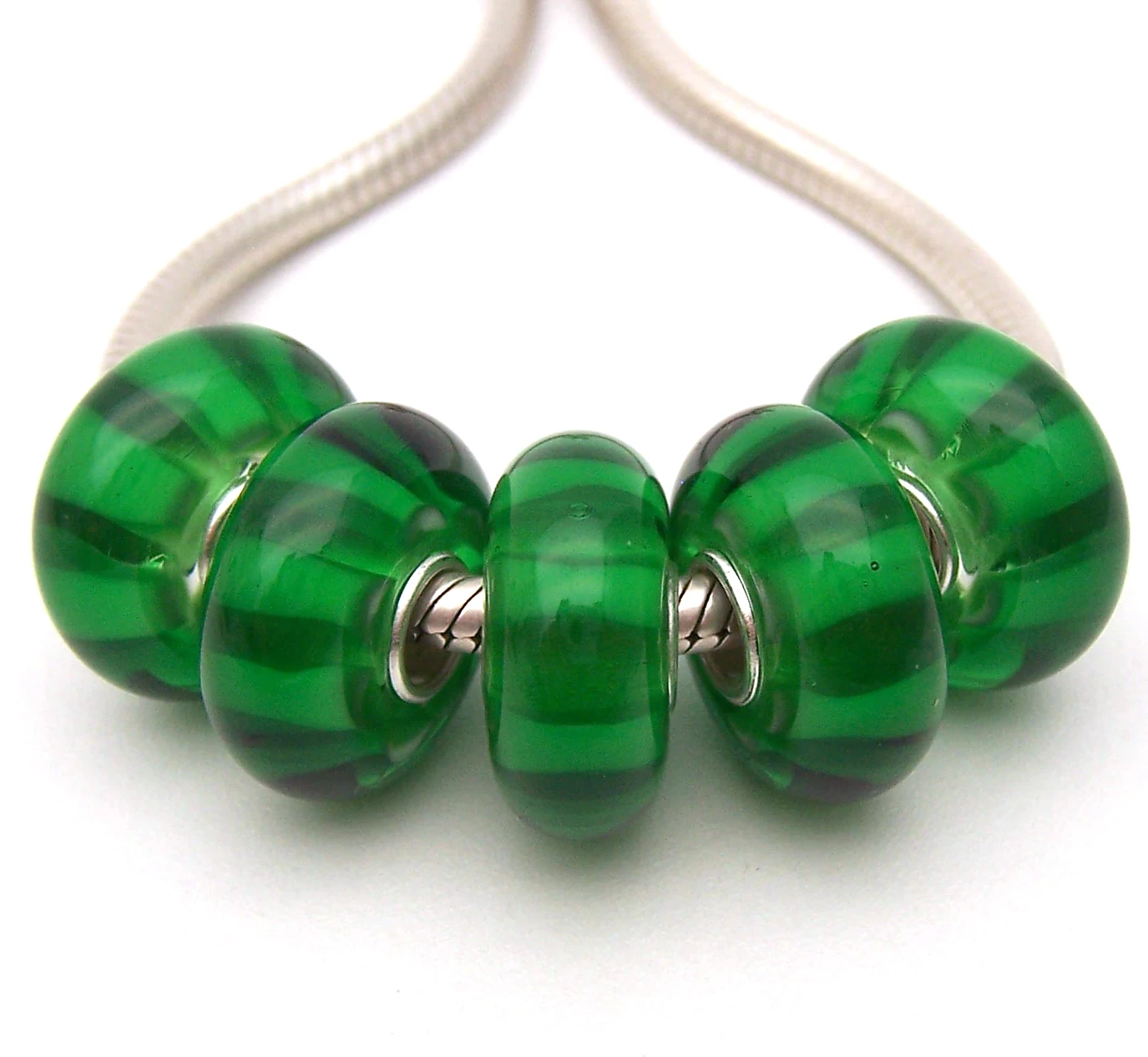 

JGWG1618 5X 100% Authenticity S925 Sterling Silver Beads Murano Glass beads Fit European Charms Bracelet diy jewelry Lampwork