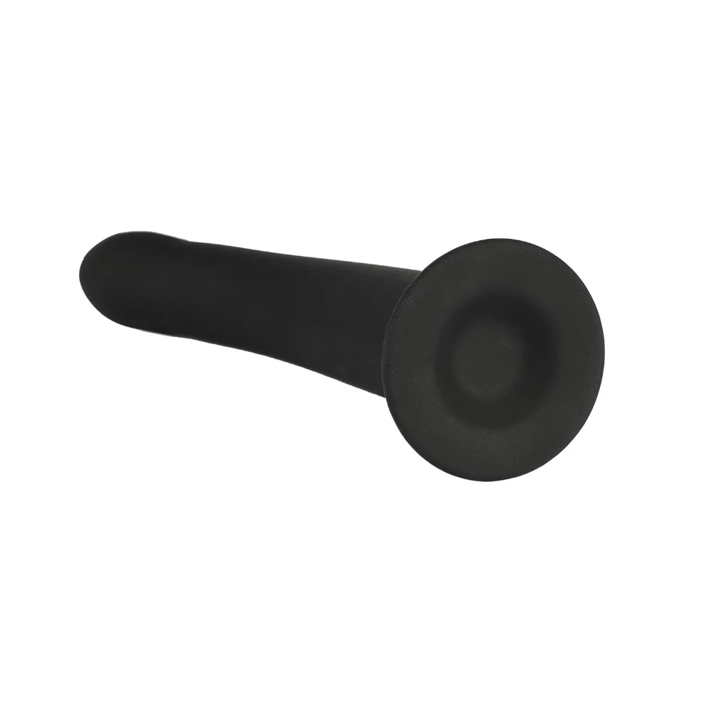 Силиконовый реалистичный фаллоимитатор на мощной присоске Анальная пробка
