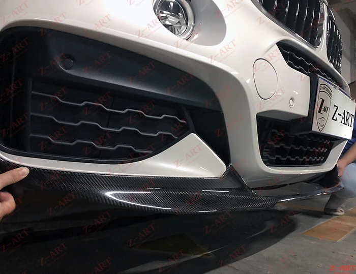 2014-2018 Z-ART X6 MP углеродное волокно передняя губа для F16 производительность передний