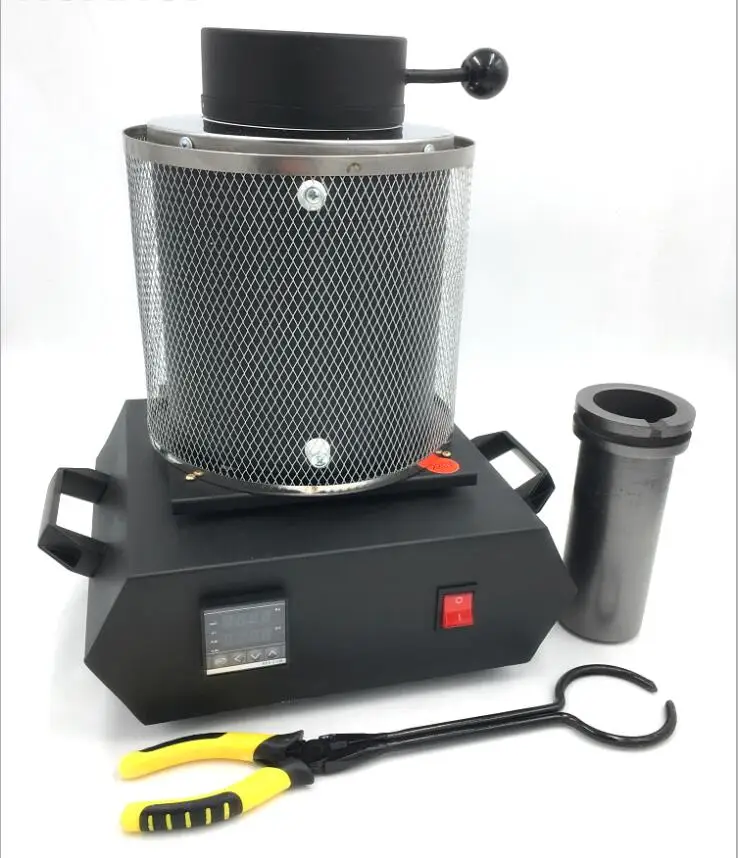 Diy 3 кг 220 В портативная плавильная печь с ремеслом нагревательная камера