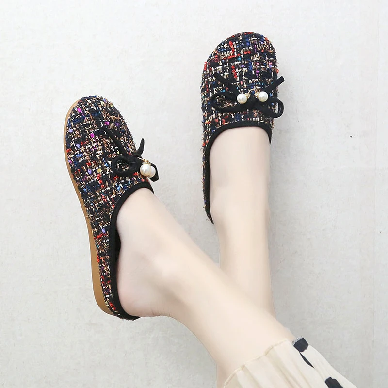 Женская обувь на плоской подошве Круглый носок воздухопроницаемая комфортная