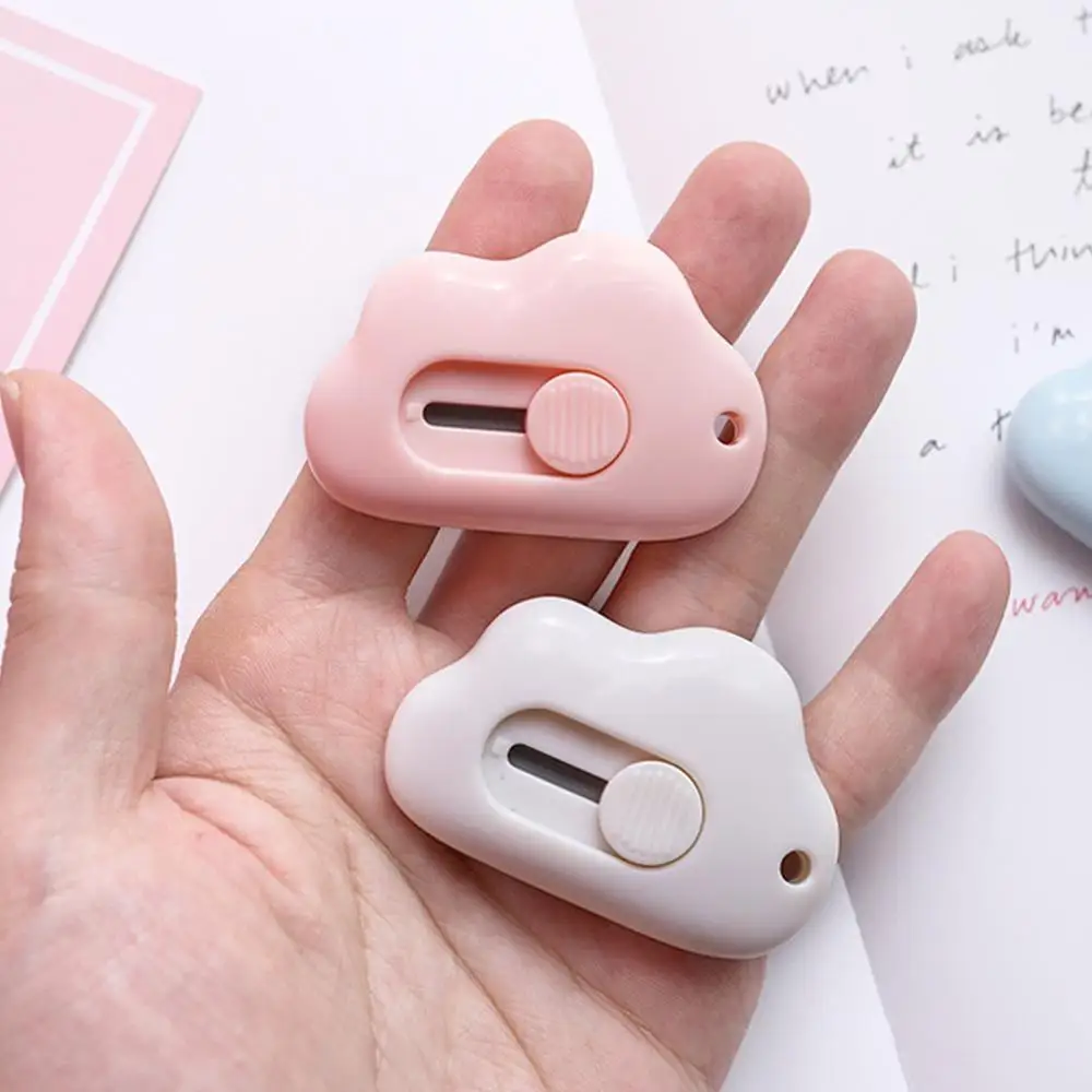 Cute Mini маленький карманный крафт упаковочная коробка конверты универсальный нож