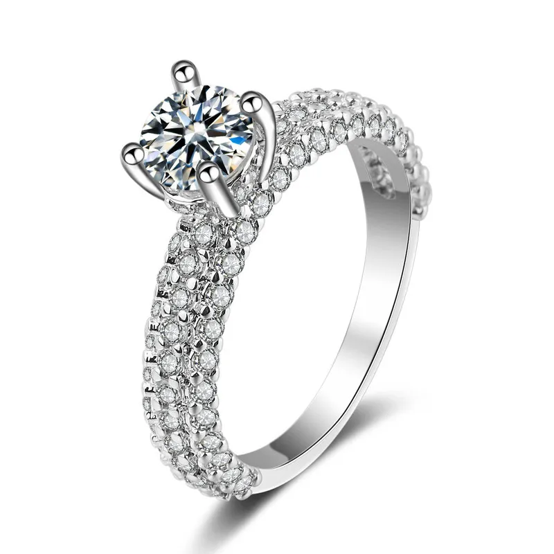 Модные ювелирные кольца свадебные украшения. Креативное циркониевое