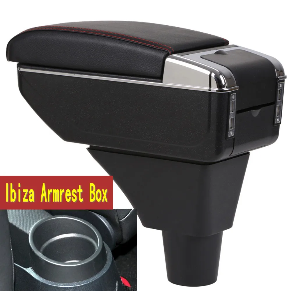 Подлокотник для Seat ibiza центральный подлокотник хранения с USB интерфейсом|seat