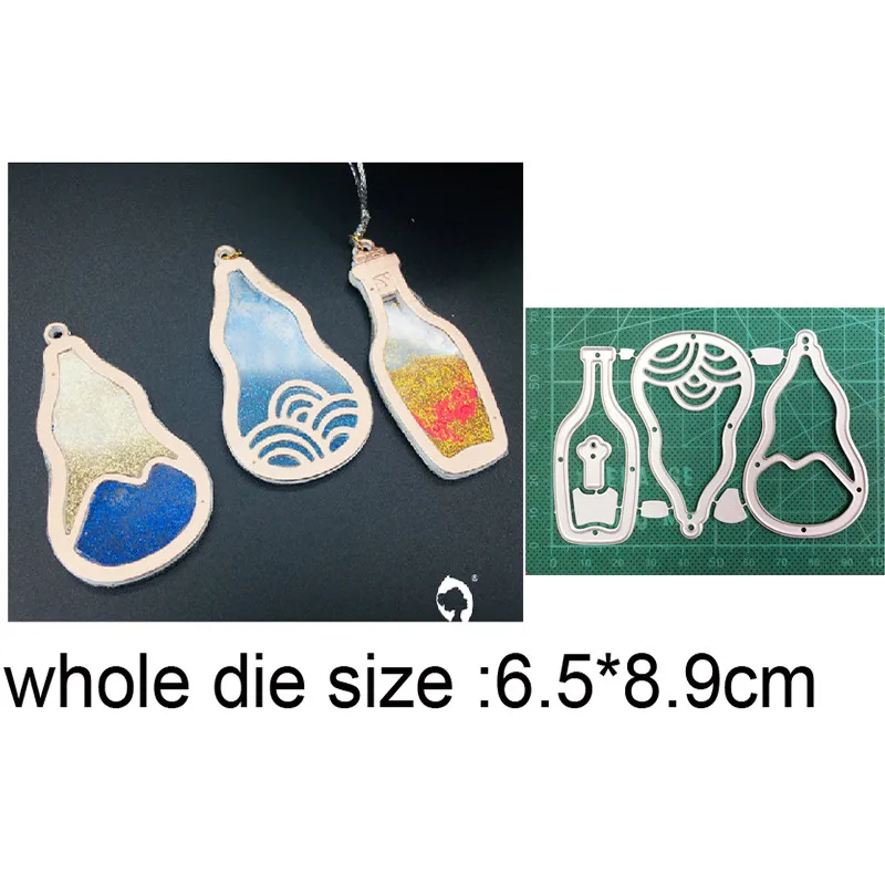

2021 Cutting dies Bottle Metal Cutting Dies for DIY Scrapbooking Paper and Card Making Decorative Embossing Die Cut Craft dies