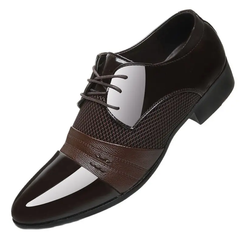 

2021 spring and autumn popular men's shoes business dress shoes large size