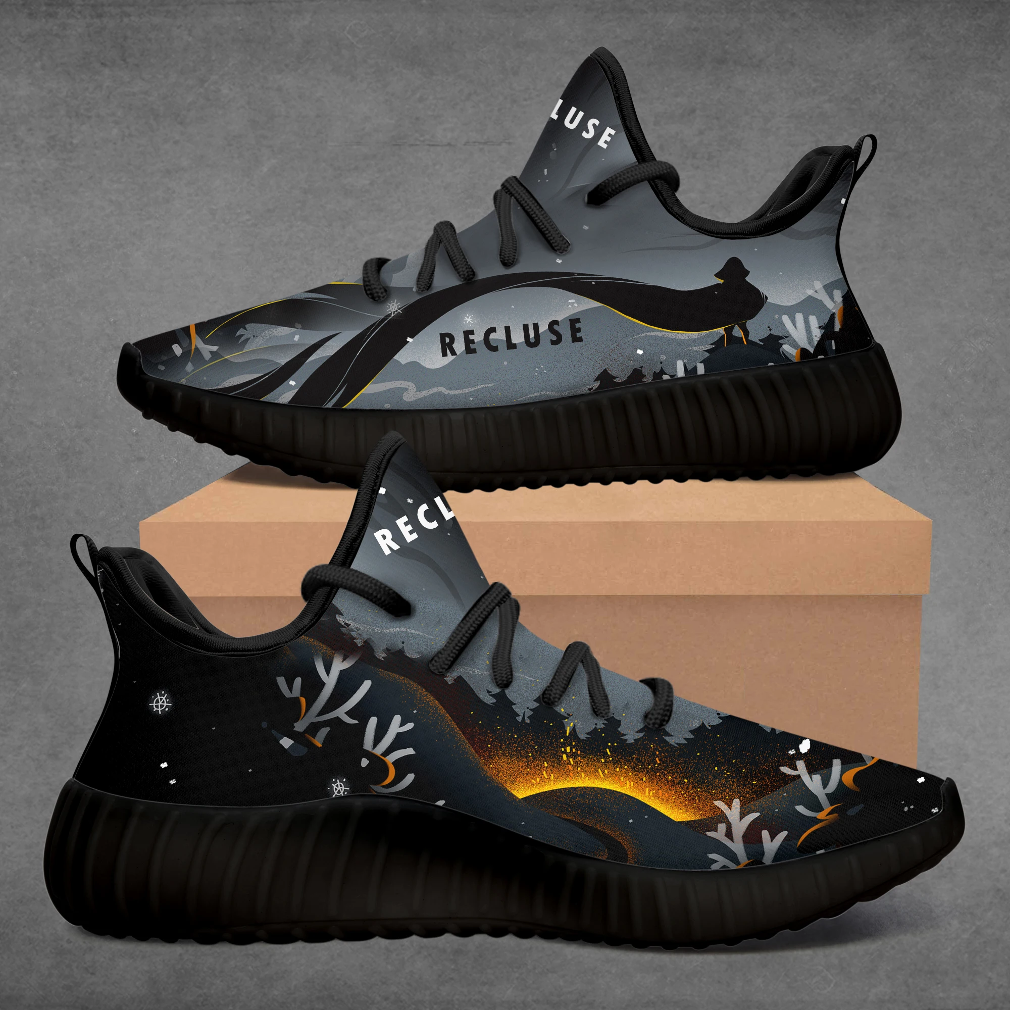 

Custom Recluse Men Women Ladies Sports Sneakers Running Shoes