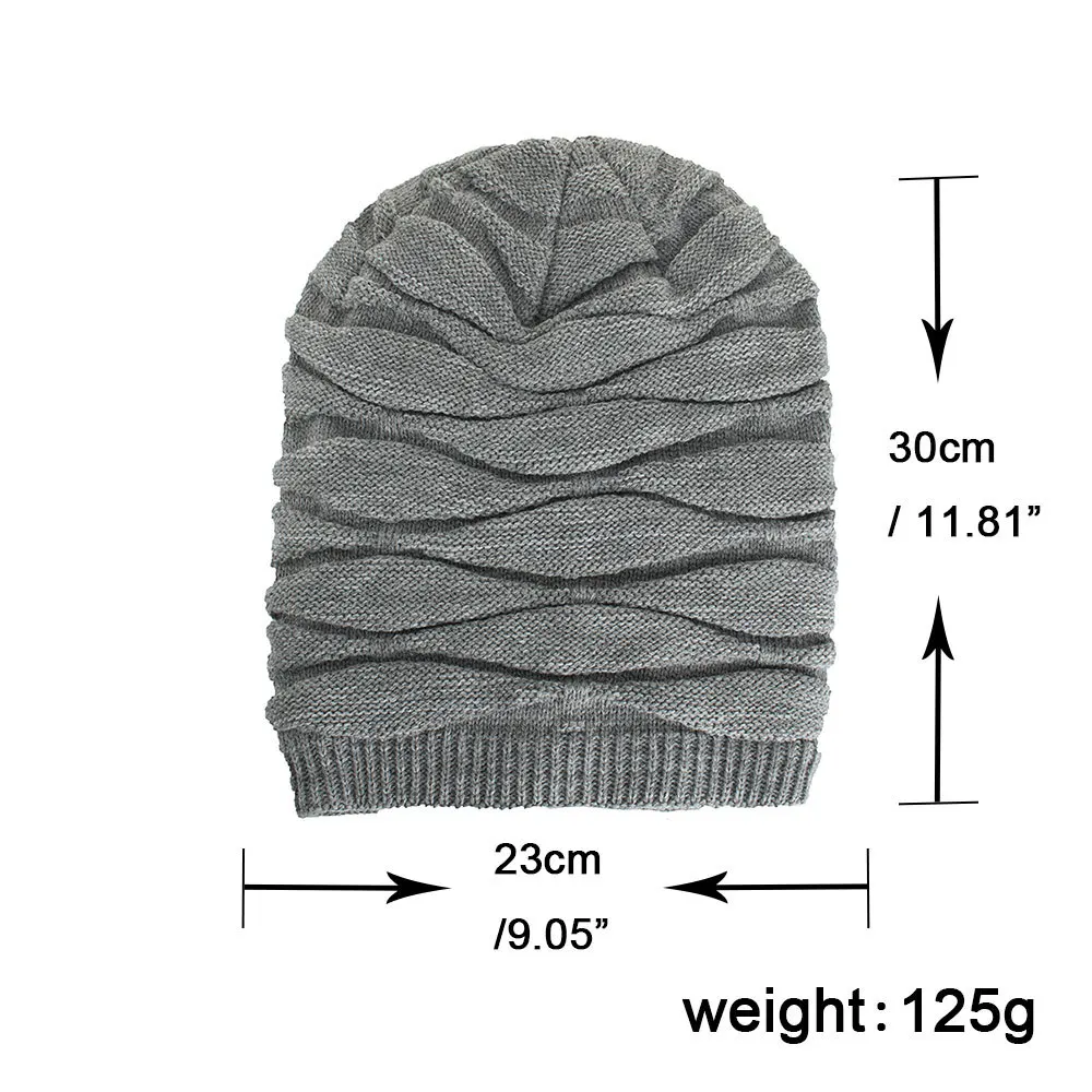 Fashion Solid Winter Warm Beanies Hat Knitted Mens Skullies Hats for Men Women Bonnet Caps Gorros | Аксессуары для одежды