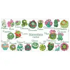 Наборы для вышивки сделай сам, красивые суккулентные цветы, 11CT 14CT 18CT, наборы для вышивки крестиком, оптовая продажа