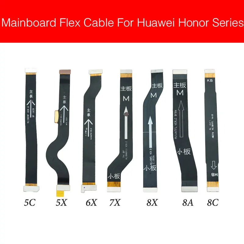 Гибкий кабель для материнской платы Huawei Honor 5A 5C 5X 6 6A 6X 7A 7C AUM L41 7X 8A 8C 8X|Шлейфы