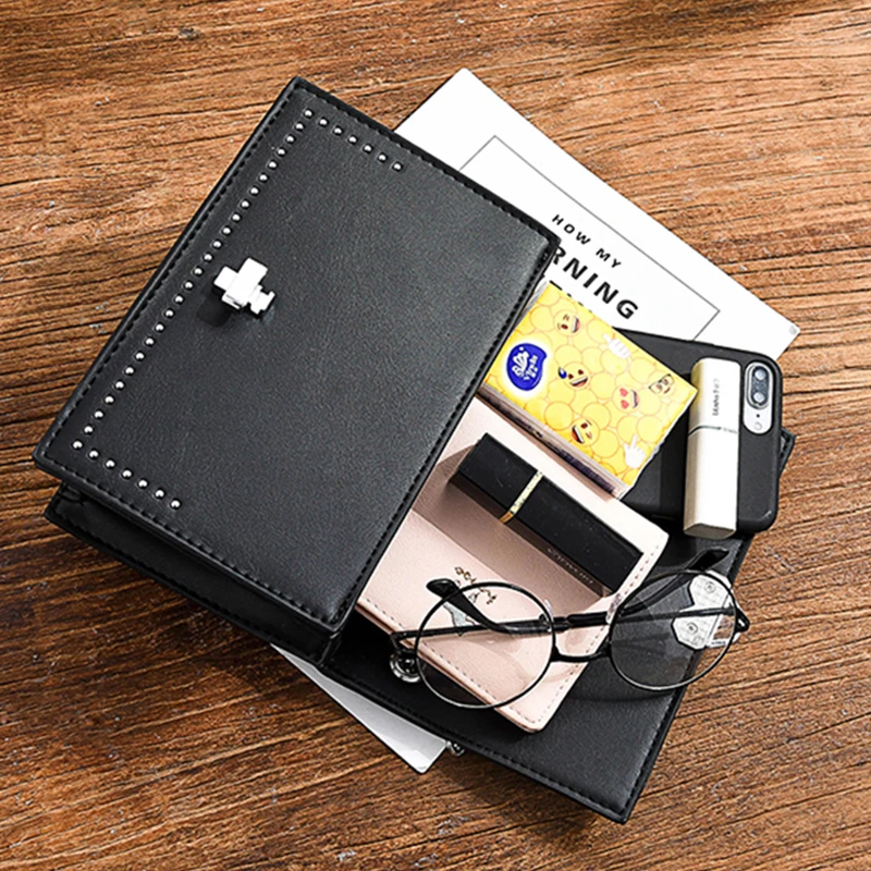 XUNMEI модная сумка на плечо с заклепками женская кожаная сумочка маленькая