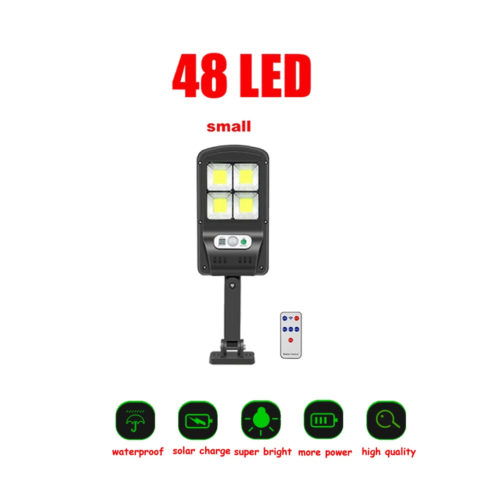

1PCS LEDs Solar light PIR Motion Sensor Solar Power night lamp LED Garden Light Outdoor Security Solar Wall Lamp Waterproof indo