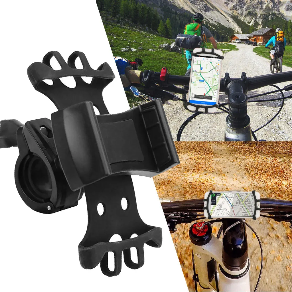 Велосипедный держатель для мобильного телефона с поворотом на 360 °|Подставка