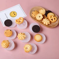 creative cookie shape candle mould chocolate biscuit shape handmade candle silicone molds candle decor wax mould