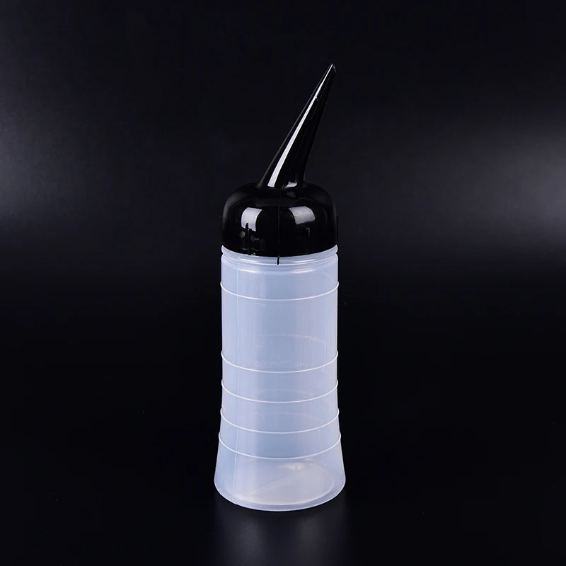 

150/200ml Cap Squeeze Scale Home Use Or Salon Hair Dry Cleaning Washing Pot Refillable Bottle Washing Bottle With Twist