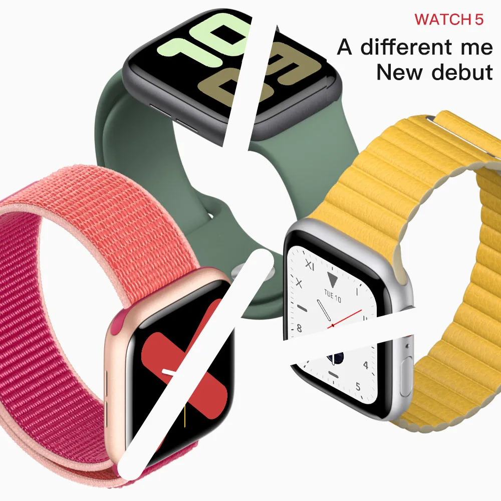 IWO 13 умные часы серии 5 1:1 44 мм Ip68 Водонепроницаемые для apple iPhone 11 MAX IOS Android smartwatch для женщин и мужчин PK IWO 10/11/12