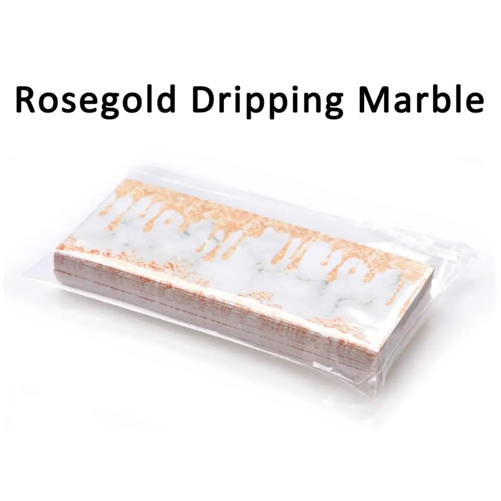 Rosegold Dripping 50 шт мраморная фоновая бумага для раздвижных чехлов розовая мраморная карточная доска, которая должна быть помещена внутри раздвижного чехла - Цвет: Rosegold Dripping