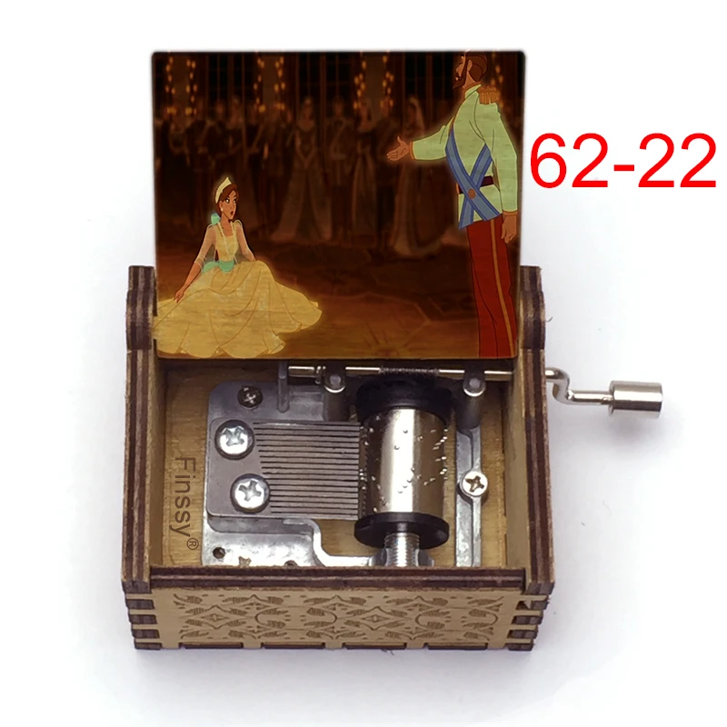 Деревянная музыкальная шкатулка Anastasia тема подарок однажды на декабрьский день