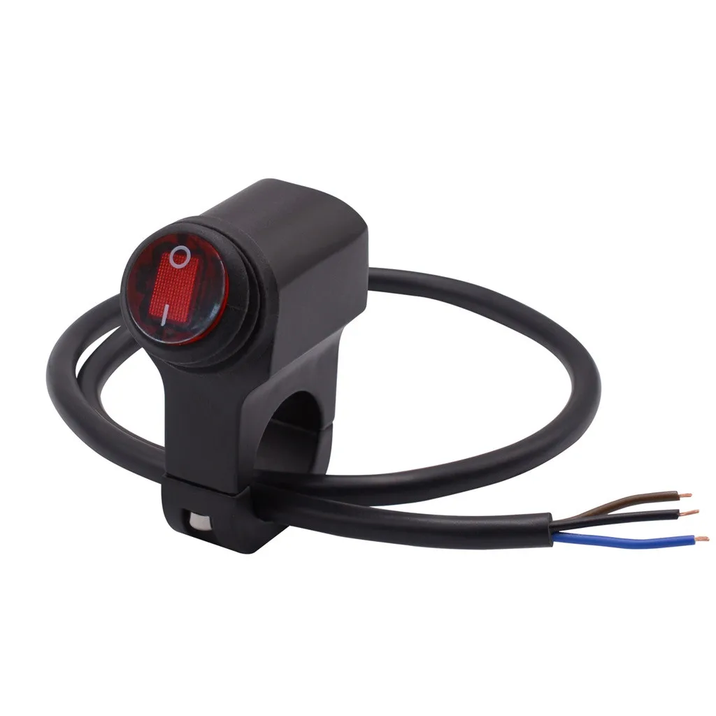 . Водонепроницаемый переключатель на руль мотоцикла 12 В 22 мм стоп сигналы для фар