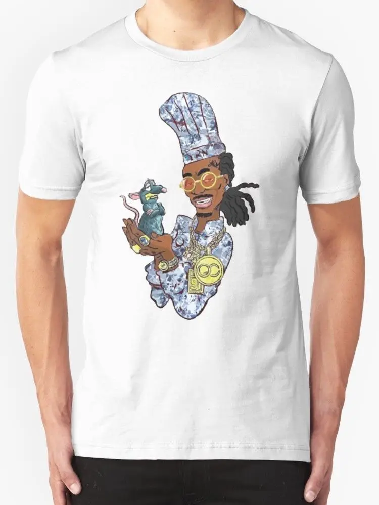 

2021 Quavo Men's T Shirt White New 2019 Cotton Short-Sleeve T-Shirt Men Short Sleeve Basic Tops Top Shirts Summer Tops