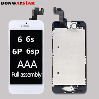 for iphone 6p 6 6s plus lcd full set assembly complete touch for iphone 5s lcd screen replacement display camera home button