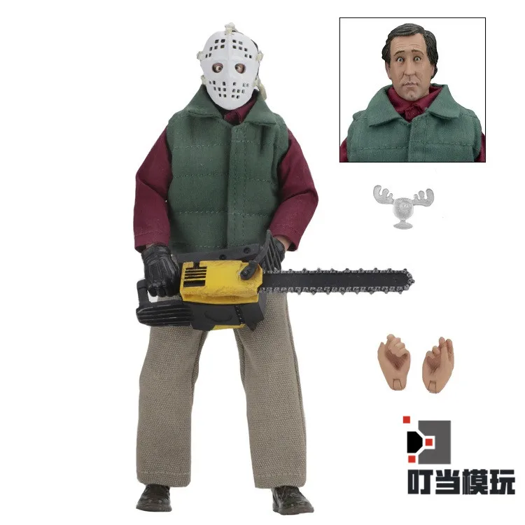 NECA Рождественские каникулы Национальный лампун фигурка персонажа бензопилы Кларка шарнирная подвижная фигурка игрушка