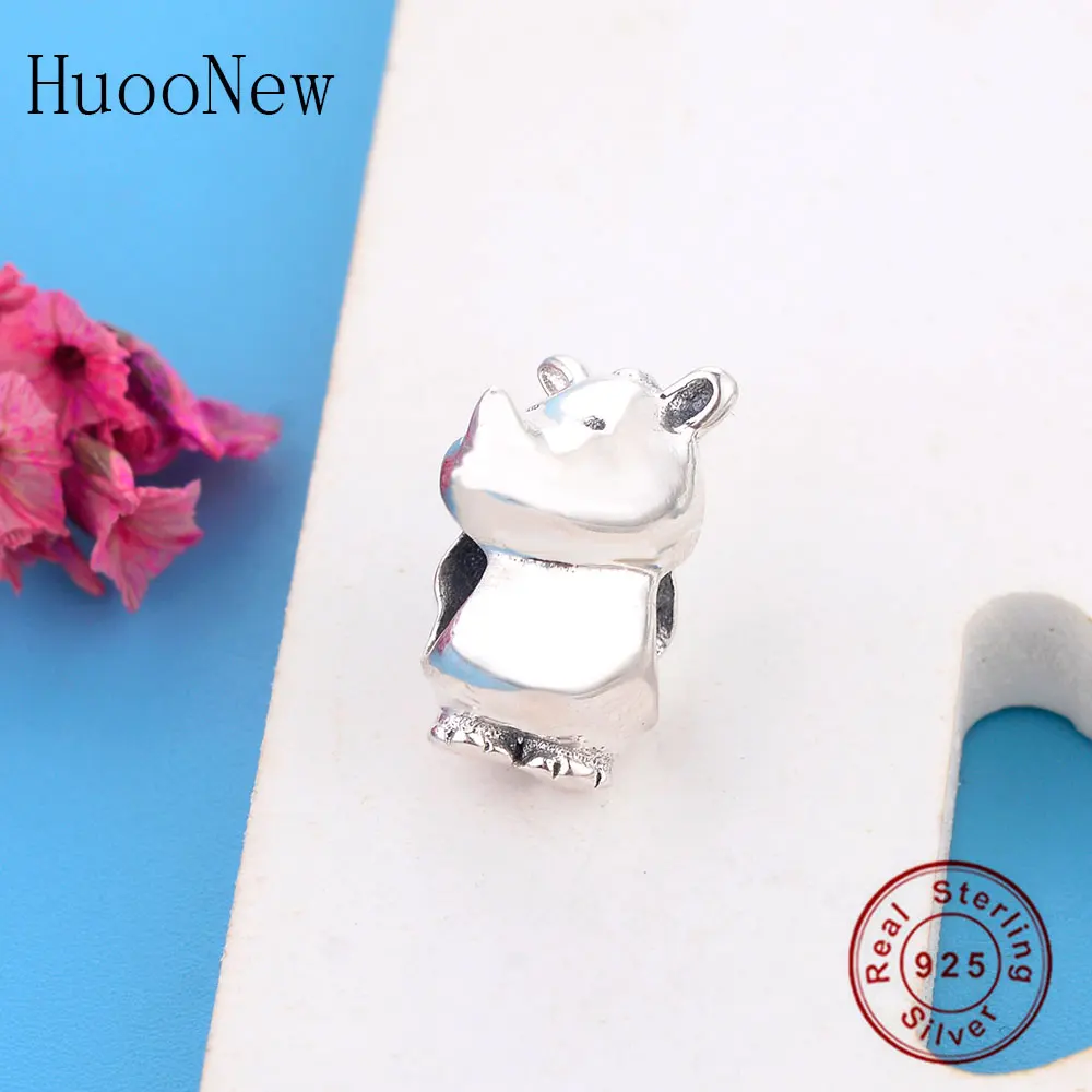 2019 Summer Authentic 925 Sterling Silver Bead Animal Seahorse Charm Fit Original Bangle Bracelet DIY berloque Jewelry | Украшения и