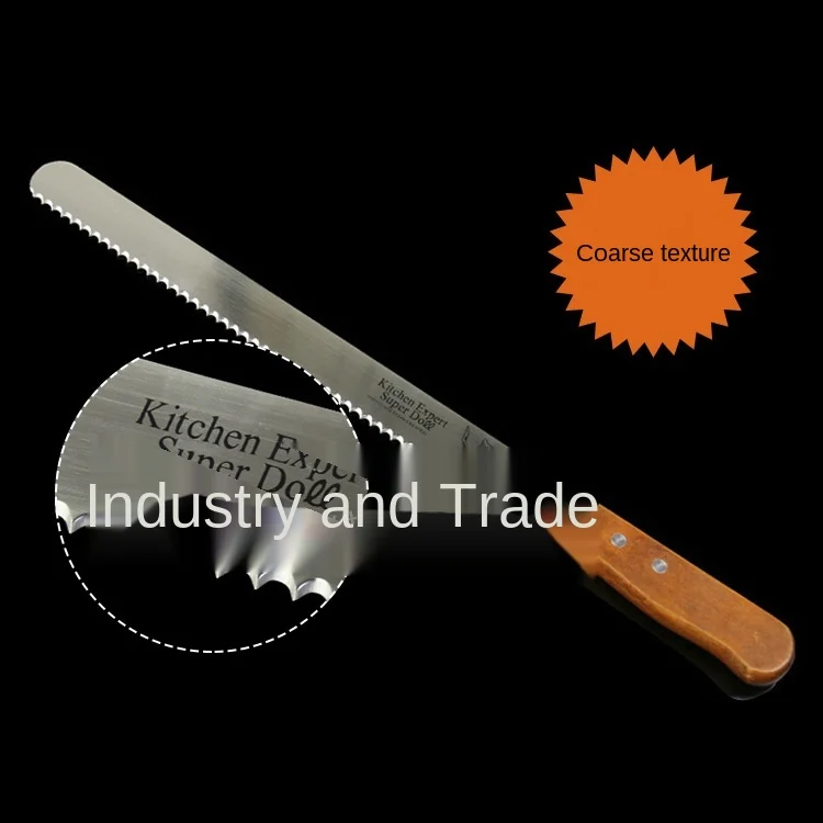 Нож для нарезки хлеба пилообразный нож торта тостов нержавеющая сталь 12 дюймов