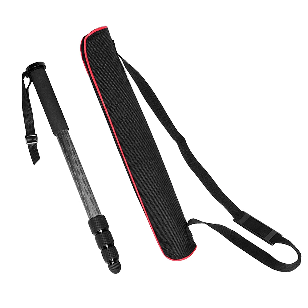 Монопод из углеродного волокна 4 секции Регулируемая Портативная подставка с