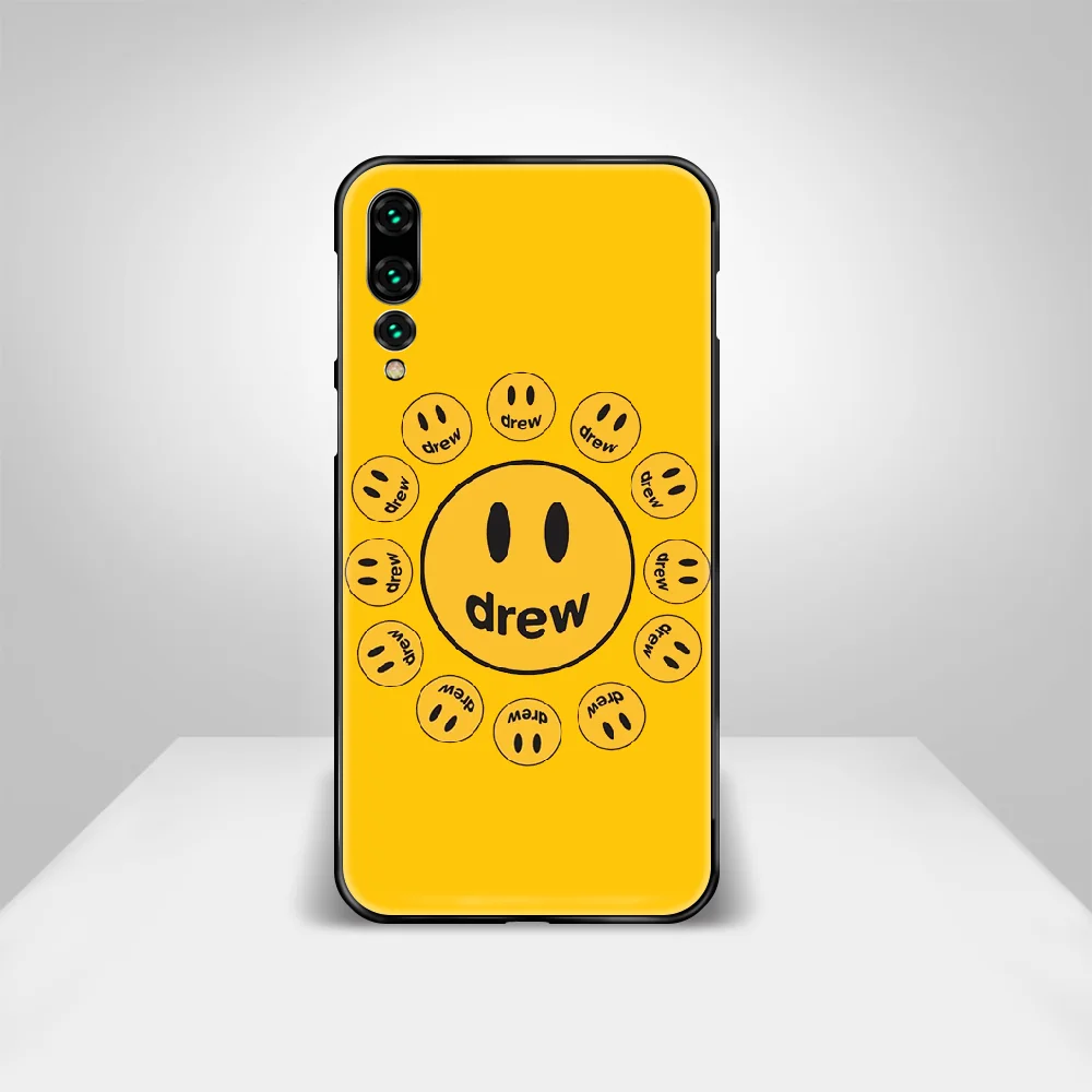 

Justin Bieber Drew House Shell Phone Case Cover Hull For Huawei P8 P9 P10 P20 P30 P40 Lite Pro Plus smart Z 2019 black Etui