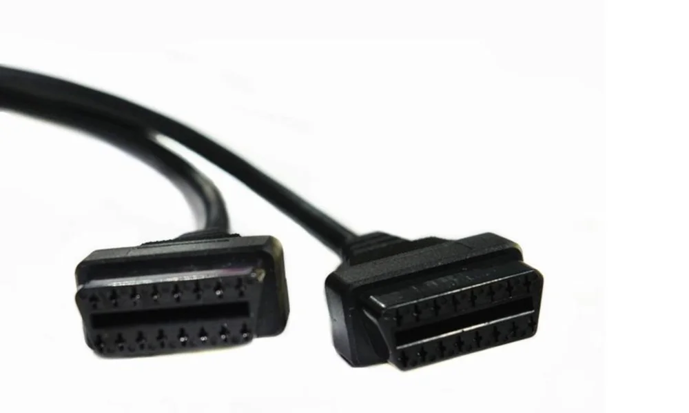 OBD2 OBD-II сплиттер адаптер расширение 16 контактный кабель папа к двойной Женский Y