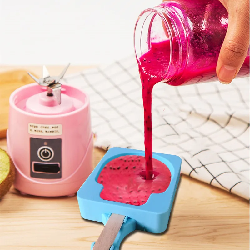 

3DSkull Silicone Ice Cream Mold DIY Homemade Popsicle Mold Freezer Juice Ice Cube Tray Popsicle Barrel Maker Mould Dessert Molds