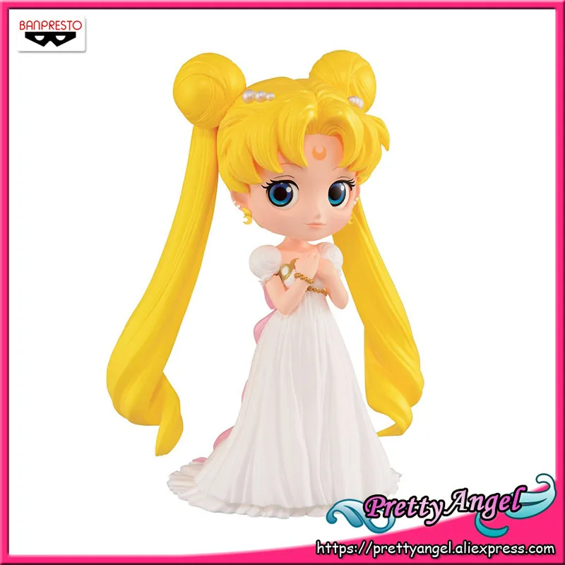 Princess Serenity Красивый ангел-натуральная Banpresto Q Posket QPosket Сейлор Мун Arale Doremi Сакура фигурку - Цвет: Princess Serenity