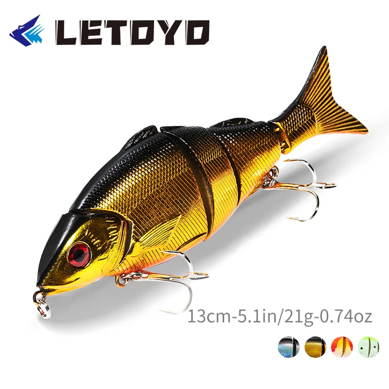 

Приманка супер прочная для рыбалки карандаш LHB014 Knotty fish 13 см/21 г, жесткая пластиковая 4-секционная приманка для морской рыбалки