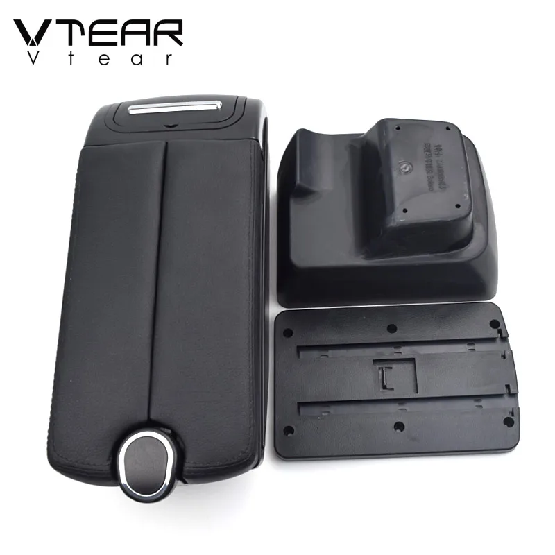 Vtear for Mahindra Bolero car armrest leather arm rest usb storage box center console decoration auto accessories car-styling | Автомобили