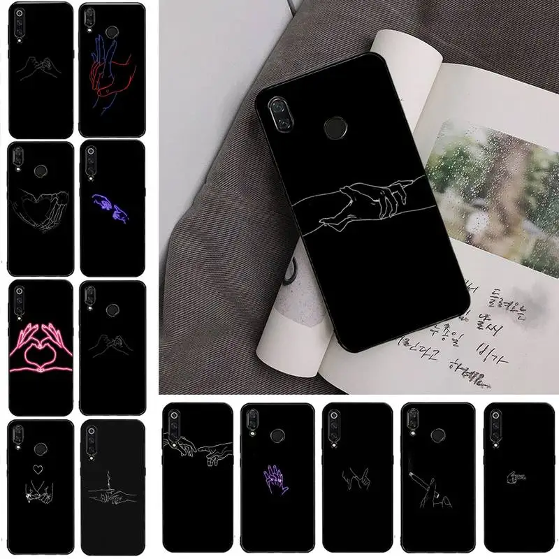 

Minimalist style series lines hand Phone Case For Redmi note 8Pro 8T 9 Redmi note 6pro 7 7A 6 6A 8 5plus note 9 pro case