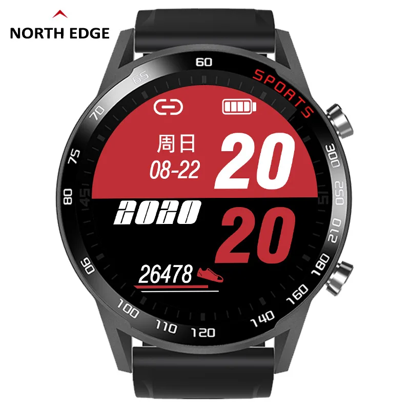 

NORTH EDGE CITI-23 Screen Color Screen Bluetooth Sports Watch Heart Rate Blood Pressure Blood Oxygen Round Health Smart
