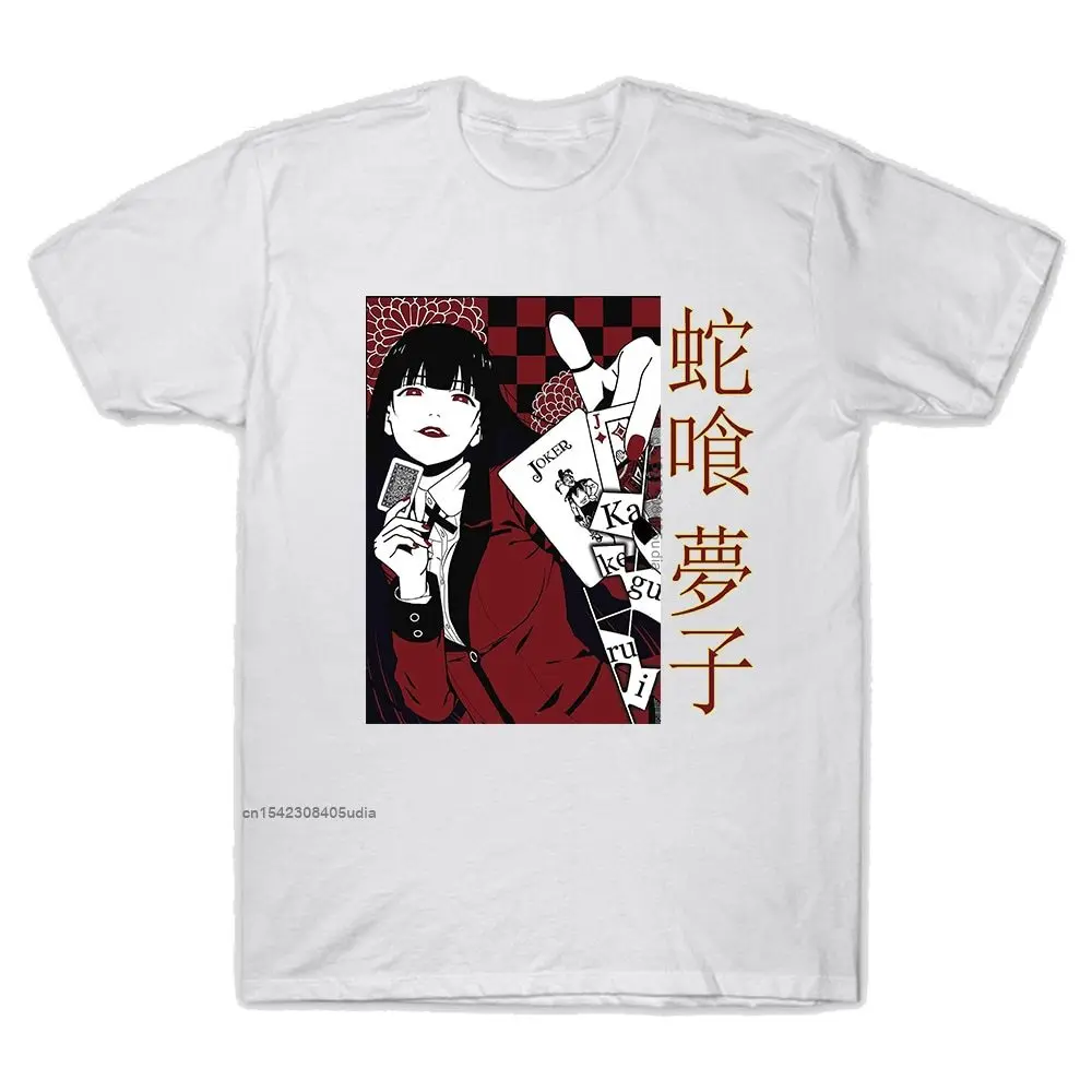 Anime Kakegurui Graphic T Shirts Short Sleeves Summer Casual Harajuku Top Tees Unisex Tshirt Mens