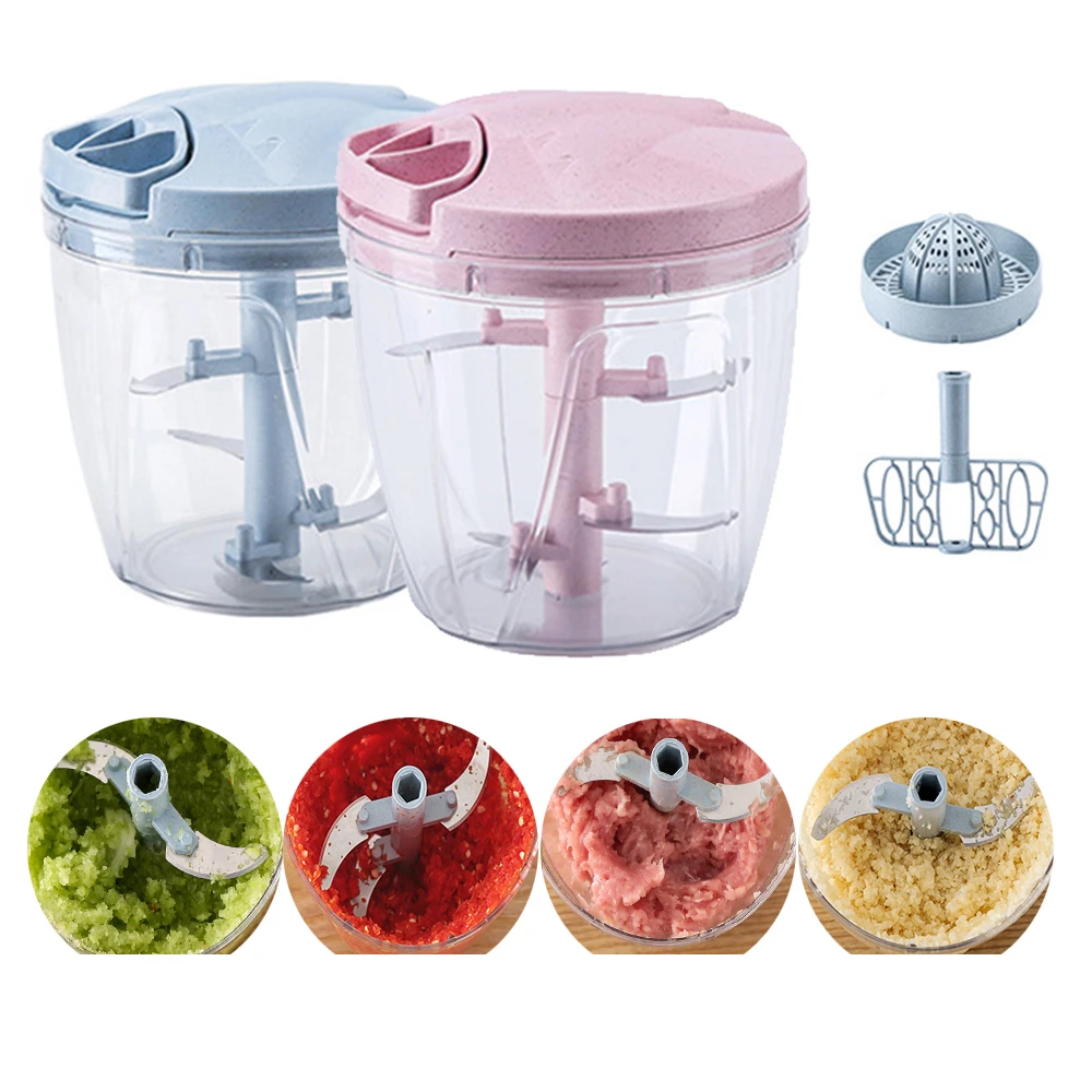 Новинка измельчитель для пищевых продуктов мясорубка чеснока овощей ручной