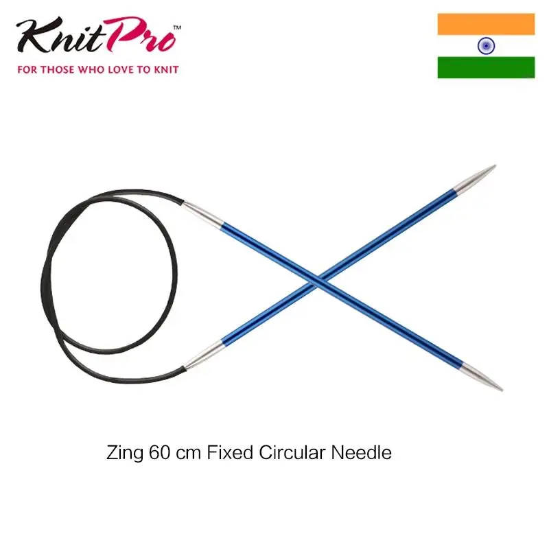 

Knitpro Zing 60 cm Fixed Circular knitting Needle Colourful