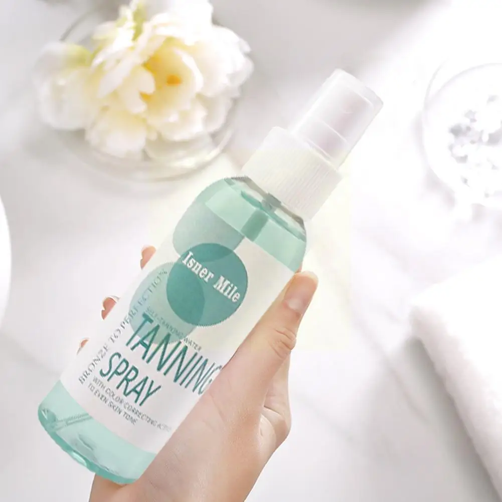 

1PC Tanning sprayLuxe Multi-Purpose Hydrating Self Bronzer Tanning Water and Tanning Spray Mist Salon For Face lasting long C7Q0