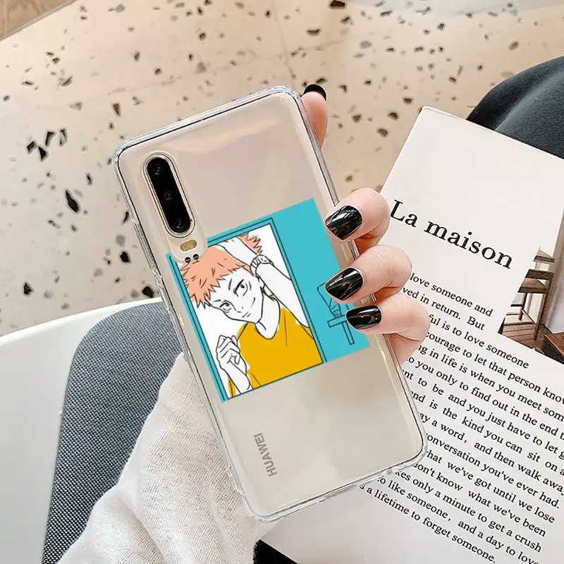 

Jujutsu Kaisen Phone Case Transparent for Samsung A71 S9 10 20 HUAWEI p30 40 honor 10i 8x xiaomi note 8 Pro 10t 11