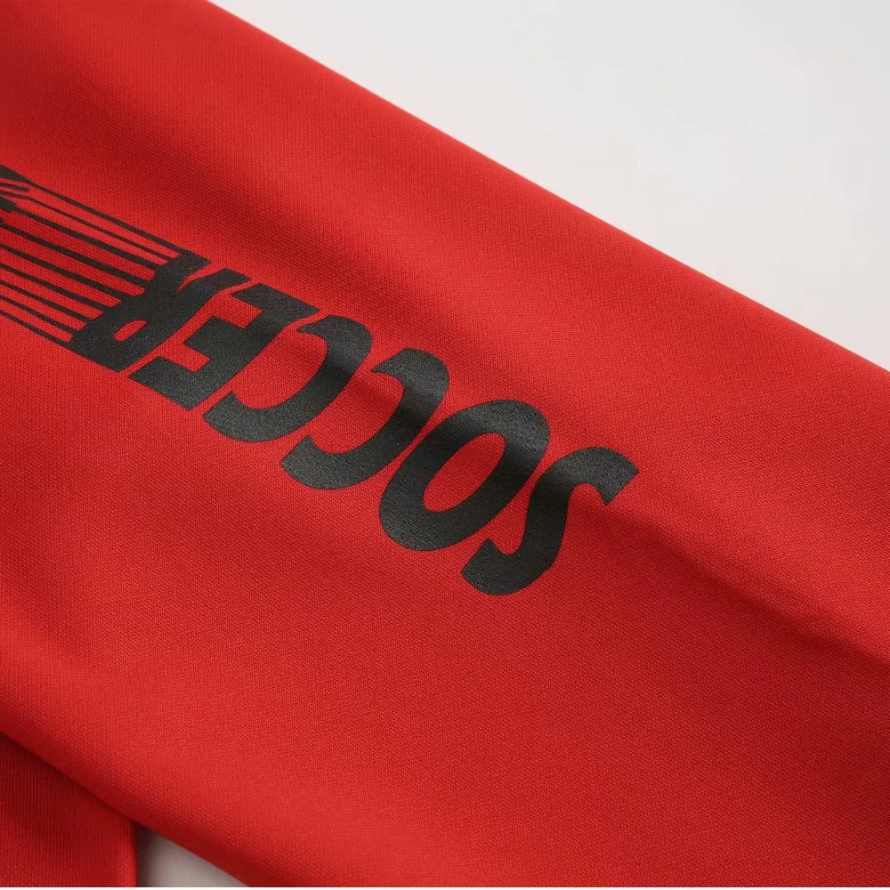 LIDONG детские для взрослых с длинным рукавом комплекты футбольные куртки бега